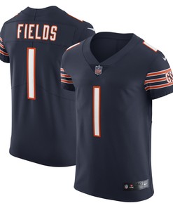 Justin Fields Chicago Bears Vapor Elite Jersey Navy Nfl
