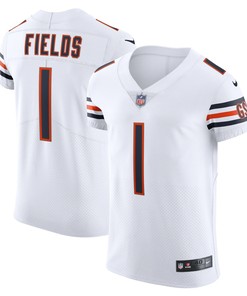 Justin Fields Chicago Bears Vapor Elite Jersey - White Nfl