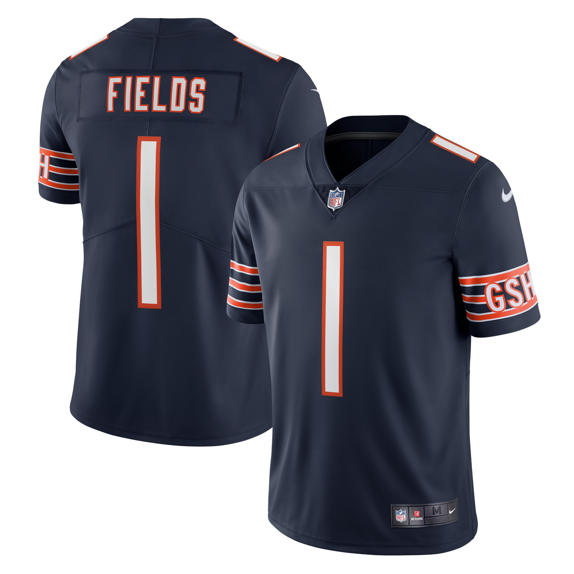 Justin Fields Chicago Bears Vapor Limited Jersey - Navy Nfl