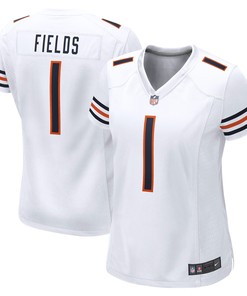 Justin Fields Chicago Bears Womens Game Jersey - White Nfl