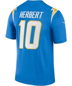 Justin Herbert 10 Los Angeles Chargers Legend Jersey - Powder Blue