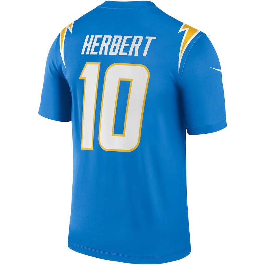 Justin Herbert 10 Los Angeles Chargers Legend Jersey - Powder Blue
