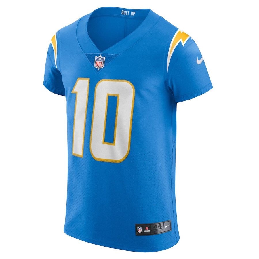 Justin Herbert 10 Los Angeles Chargers Vapor Elite Player Jersey - Powder Blue