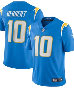 Justin Herbert 10 Los Angeles Chargers Vapor Limited Jersey - Powder Blue