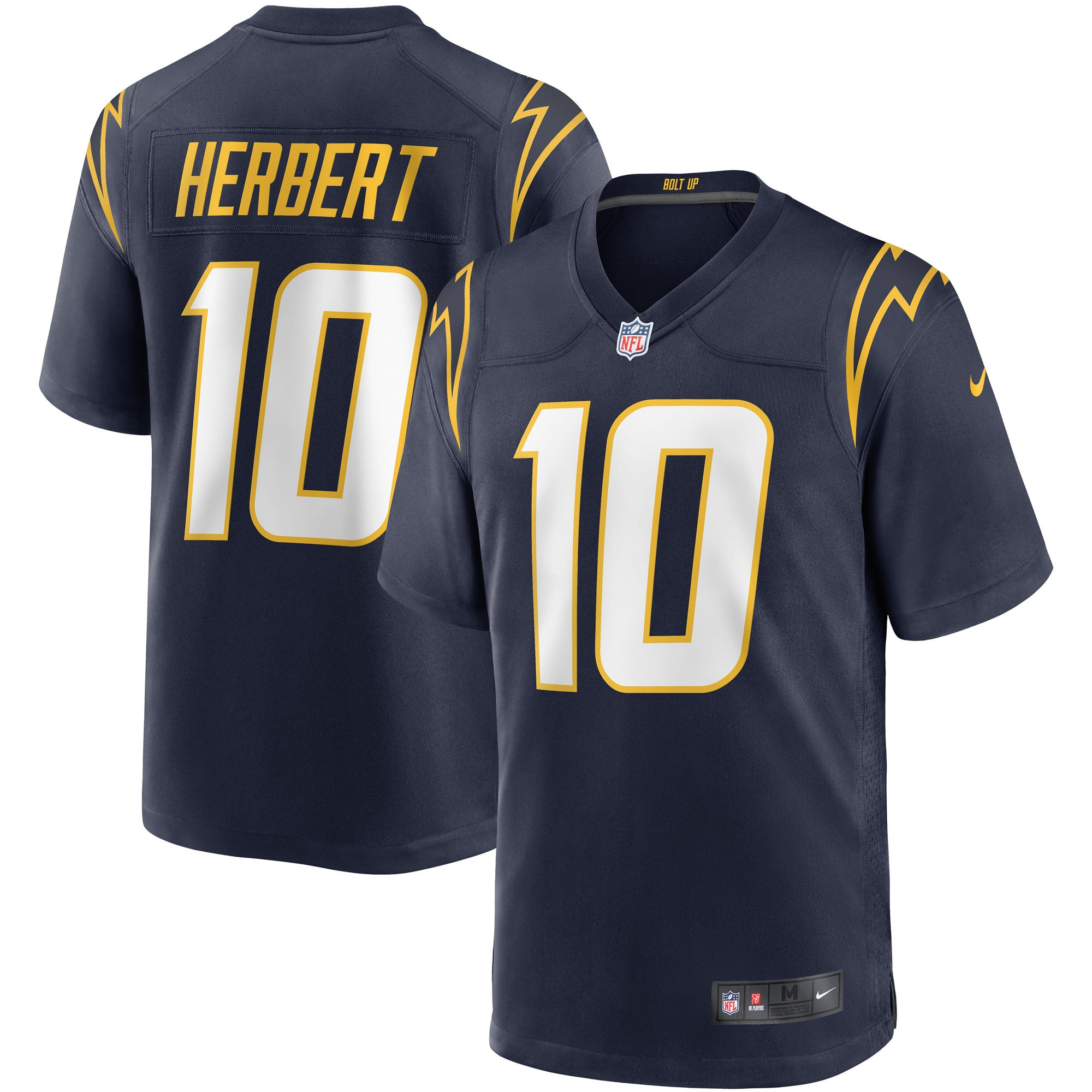 Justin Herbert Los Angeles Chargers Game Jersey - Navy Nfl