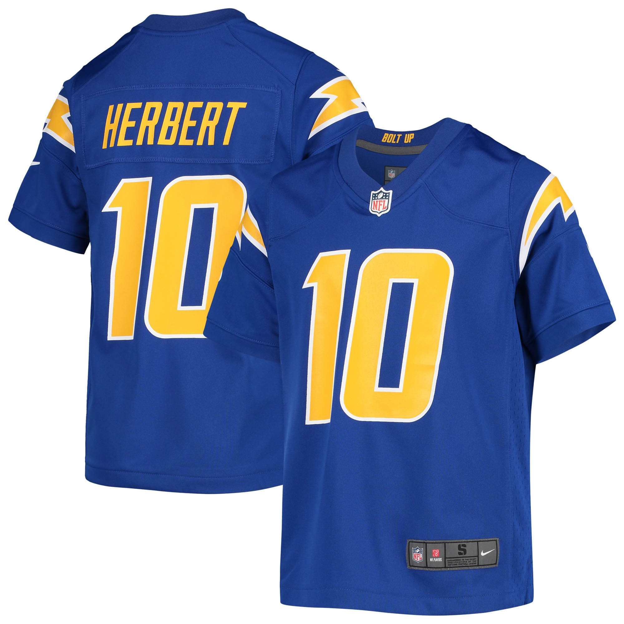 Justin Herbert Los Angeles Chargers Game Jersey - Royal Nfl