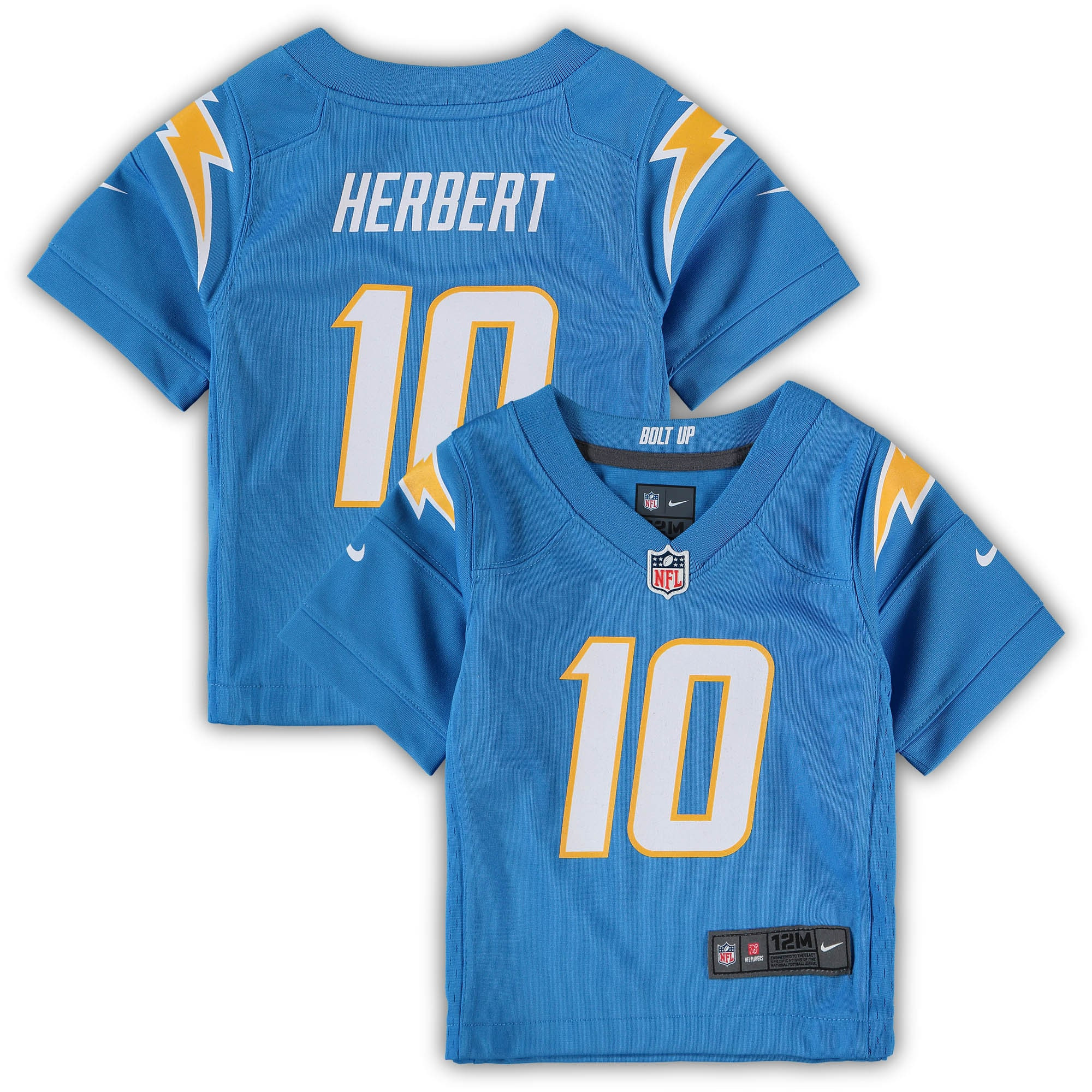 Justin Herbert Los Angeles Chargers Infant Game Jersey - Powder Blue Nfl