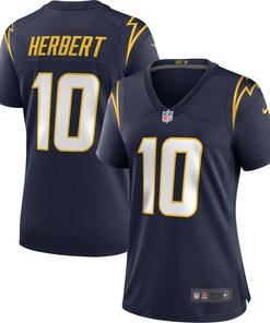 Justin Herbert Los Angeles Chargers Womens Alternate Game Jersey Navy Nfl