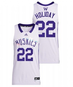 Justin Holiday 22 Washington Huskies Alumni Basketball Honoring Black Excellence Men Jersey - White