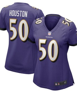 Justin Houston Baltimore Ravens Womens Game Jersey - Purple Nfl