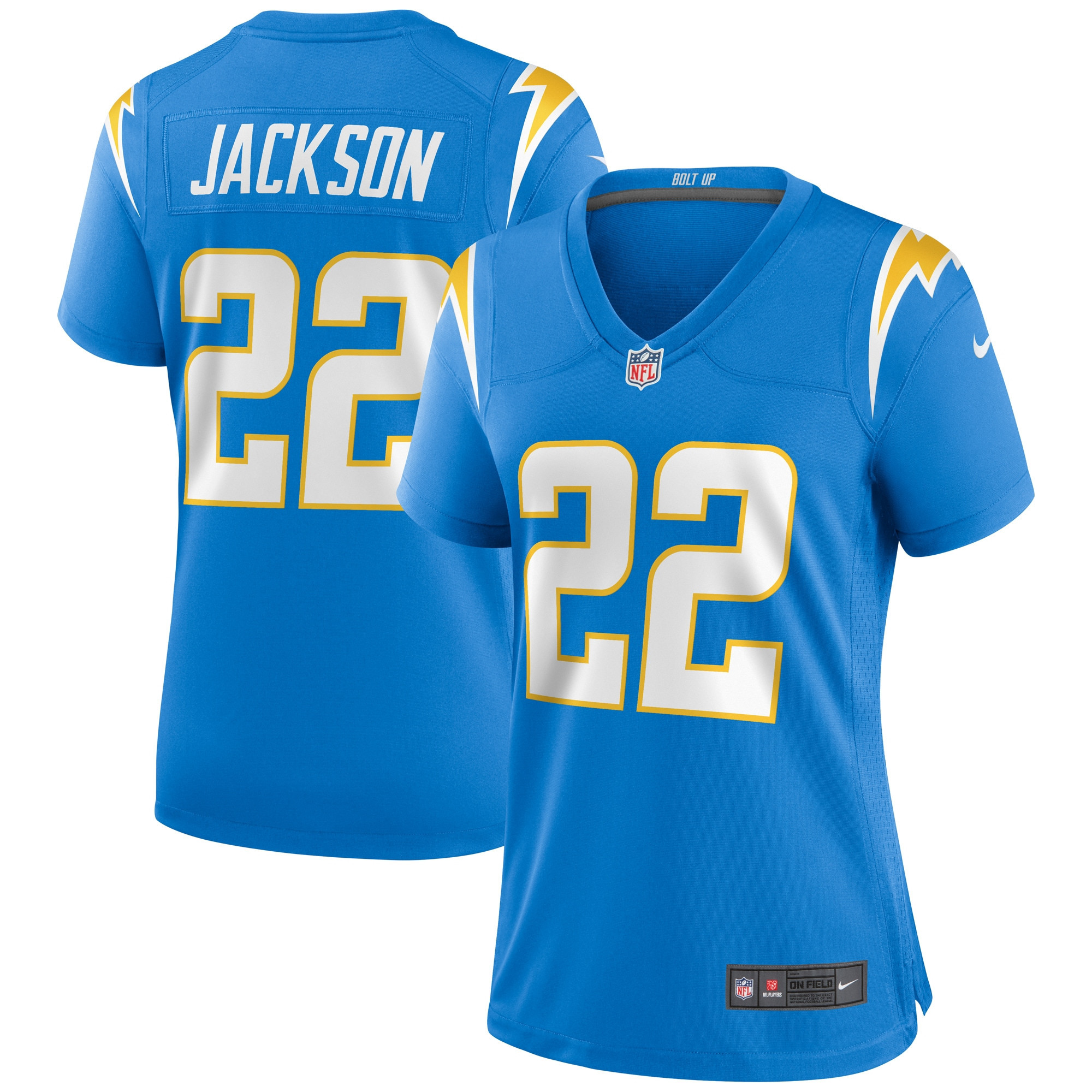 Justin Jackson Los Angeles Chargers Womens Game Jersey - Powder Blue Nfl