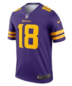 Justin Jefferson 18 Minnesota Vikings Alternate Legend Jersey - Purple