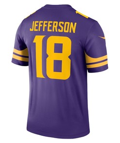 Justin Jefferson 18 Minnesota Vikings Alternate Legend Jersey - Purple