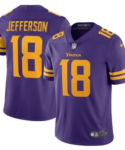 Justin Jefferson 18 Minnesota Vikings Alternate Vapor Limited Jersey - Purple
