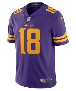 Justin Jefferson 18 Minnesota Vikings Alternate Vapor Limited Jersey - Purple