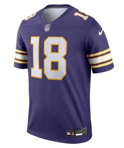 Justin Jefferson 18 Minnesota Vikings Classic Legend Men Jersey - Purple