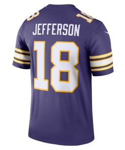 Justin Jefferson 18 Minnesota Vikings Classic Legend Men Jersey - Purple