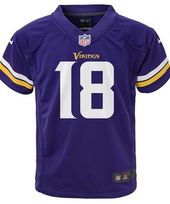 Justin Jefferson 18 Minnesota Vikings Preschool Game Jersey - Purple