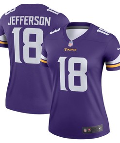 Justin Jefferson 18 Minnesota Vikings Women's Legend Jersey - Purple