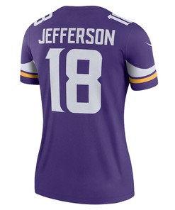 Justin Jefferson 18 Minnesota Vikings Women's Legend Jersey - Purple