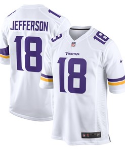 Justin Jefferson Minnesota Vikings Game Jersey - White Nfl