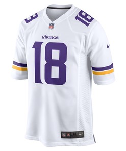 Justin Jefferson Minnesota Vikings Game Player Jersey - White