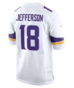 Justin Jefferson Minnesota Vikings Game Player Jersey - White