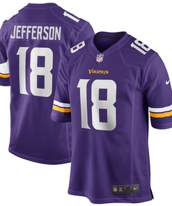 Justin Jefferson Minnesota Vikings Player Game Jersey - Purple Nfl