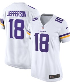 Justin Jefferson Minnesota Vikings Womens Game Jersey - White Nfl