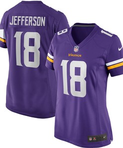 Justin Jefferson Minnesota Vikings Womens Player Game Jersey - Purple Nfl