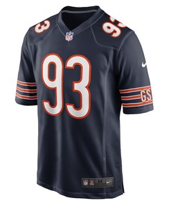 Justin Jones Chicago Bears Game Player Jersey - Navy