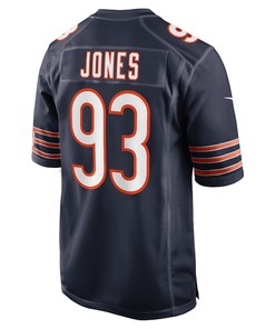Justin Jones Chicago Bears Game Player Jersey - Navy