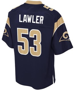 Justin Lawler Los Angeles Rams Nfl Pro Line Youth Player Jersey - Navy
