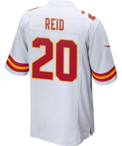 Justin Reid 20 Kansas City Chiefs Super Bowl LVII Champions 3 Stars Men Game Jersey - White