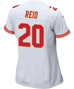 Justin Reid 20 Kansas City Chiefs Super Bowl LVII Champions 3 Stars Women Game Jersey - White