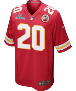 Justin Reid 20 Kansas City Chiefs Super Bowl LVII Champions Men Game Jersey - Red