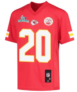 Justin Reid 20 Kansas City Chiefs Super Bowl LVII Champions Youth Game Jersey - Red