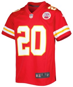 Justin Reid 20 Kansas City Chiefs Youth Game Jersey - Red