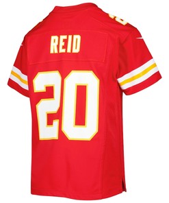 Justin Reid 20 Kansas City Chiefs Youth Game Jersey - Red