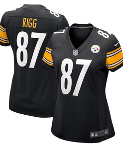 Justin Rigg Pittsburgh Steelers Women's Game Player Jersey - Black