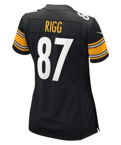 Justin Rigg Pittsburgh Steelers Women's Game Player Jersey - Black
