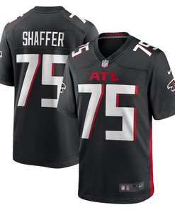 Justin Shaffer Atlanta Falcons Player Game Jersey - Black