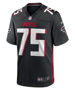 Justin Shaffer Atlanta Falcons Player Game Jersey - Black