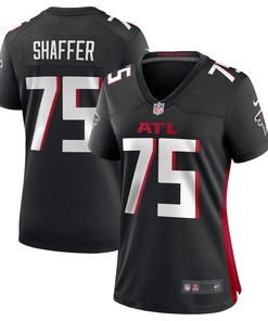 Justin Shaffer Atlanta Falcons Women's Player Game Jersey - Black