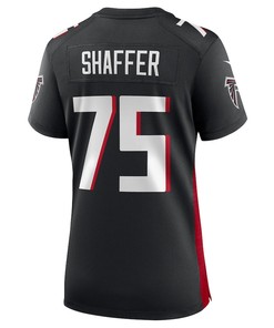 Justin Shaffer Atlanta Falcons Women's Player Game Jersey - Black