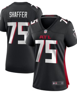 Justin Shaffer Atlanta Falcons Womens Player Game Jersey - Black Nfl