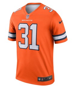 Justin Simmons 31 Denver Broncos Alternate Legend Jersey - Orange