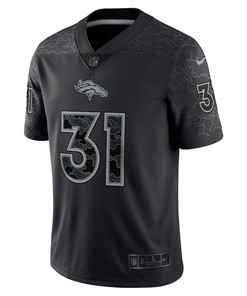 Justin Simmons 31 Denver Broncos RFLCTV Limited Jersey - Black