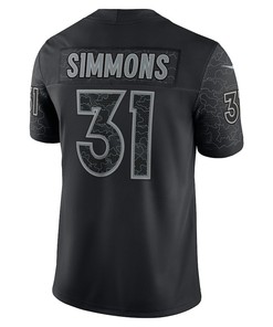 Justin Simmons 31 Denver Broncos RFLCTV Limited Jersey - Black
