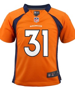 Justin Simmons 31 Denver Broncos Toddler Game Jersey - Orange
